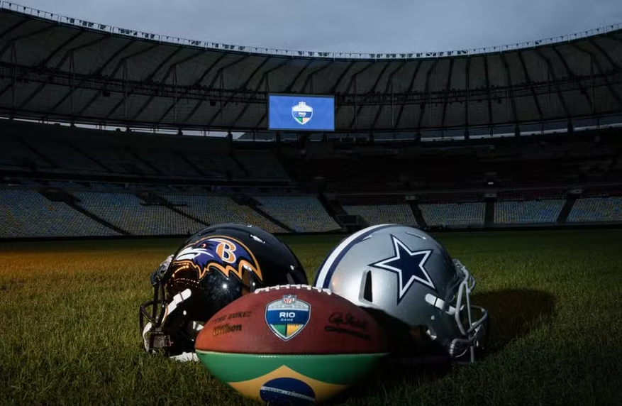Cowboys e Ravens fazem primeiro jogo da NFL no Maracanã neste domingo