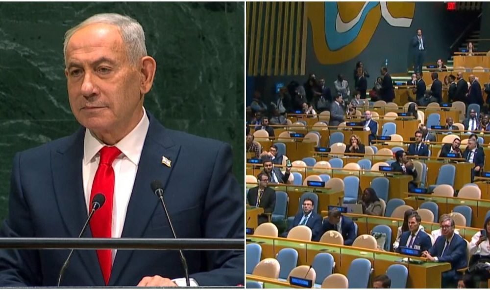 Delegação brasileira deixa plenário da ONU durante discurso de Netanyahu