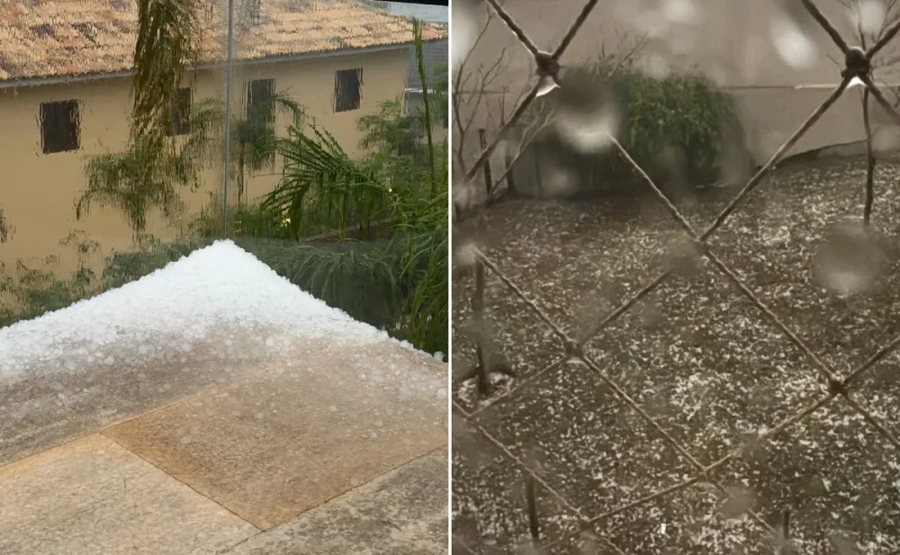 Minas Gerais enfrenta temporais com risco de granizo e ventos de até 70 km/h