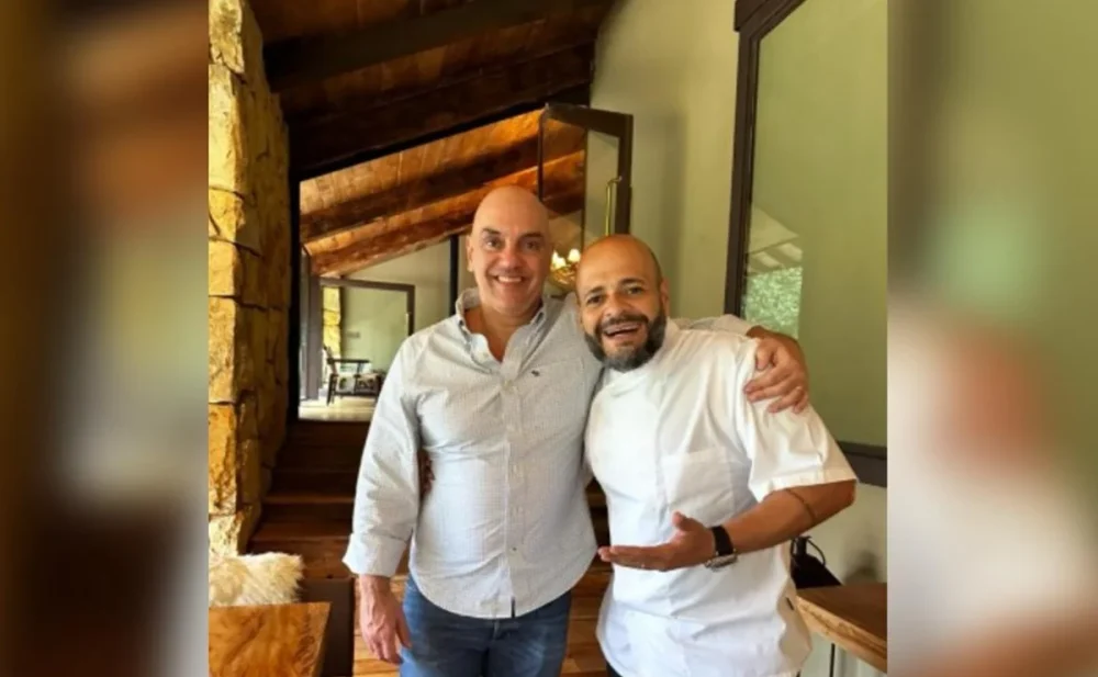 Vorcaro organizou almoço com caviar e trufas para Moraes em hotel de luxo